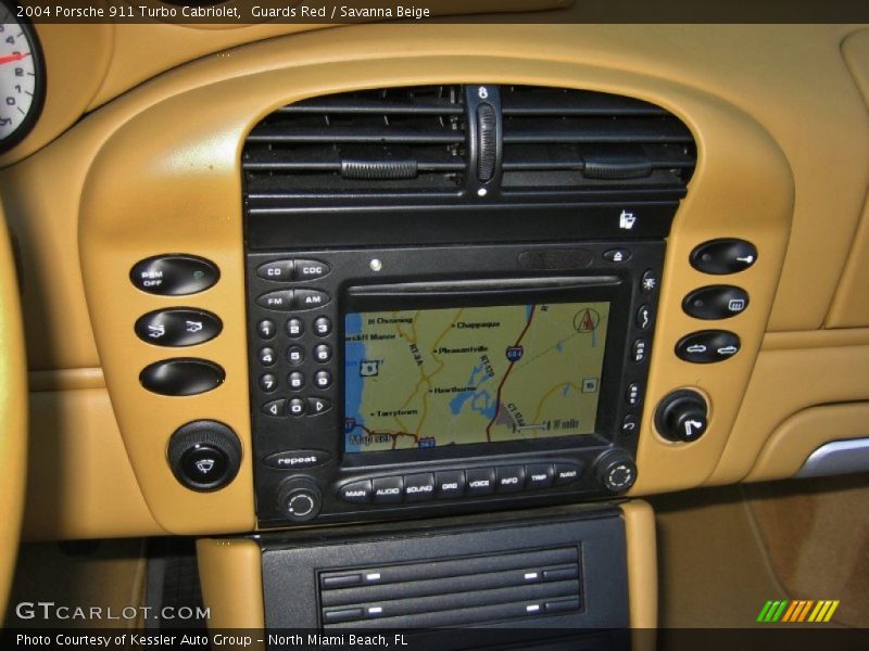 Guards Red / Savanna Beige 2004 Porsche 911 Turbo Cabriolet