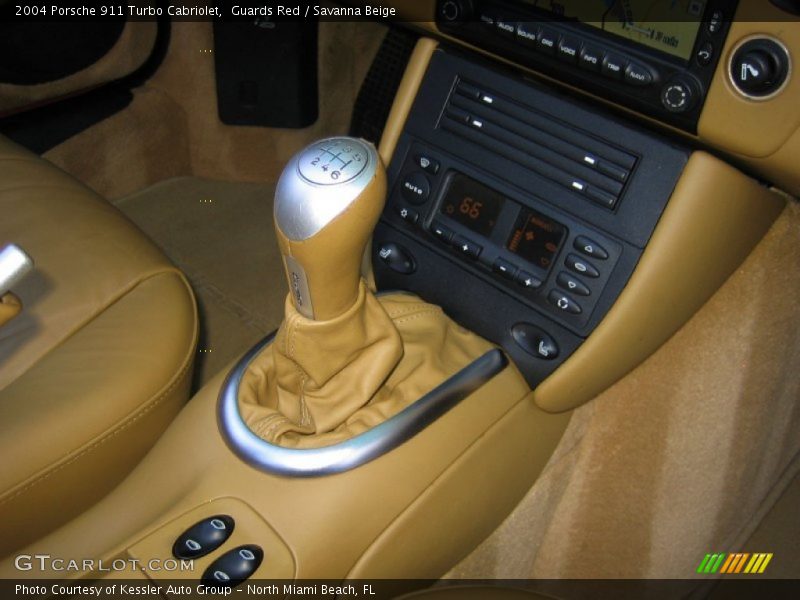 Guards Red / Savanna Beige 2004 Porsche 911 Turbo Cabriolet