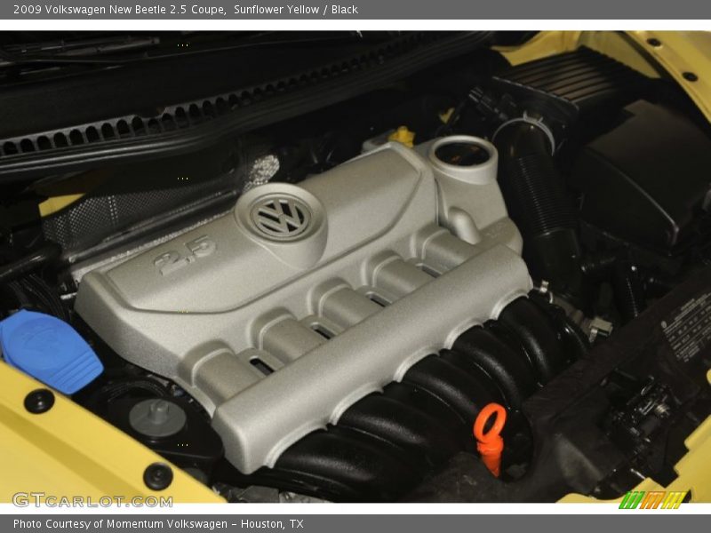 Sunflower Yellow / Black 2009 Volkswagen New Beetle 2.5 Coupe