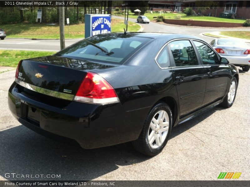 Black / Gray 2011 Chevrolet Impala LT