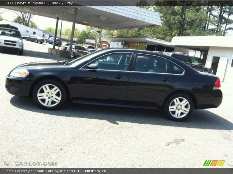 Black / Gray 2011 Chevrolet Impala LT