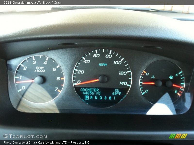 Black / Gray 2011 Chevrolet Impala LT
