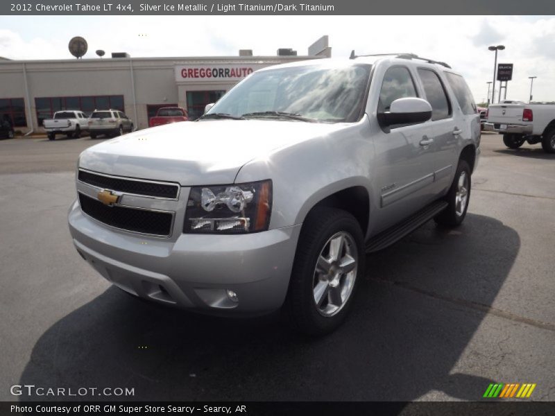 Silver Ice Metallic / Light Titanium/Dark Titanium 2012 Chevrolet Tahoe LT 4x4