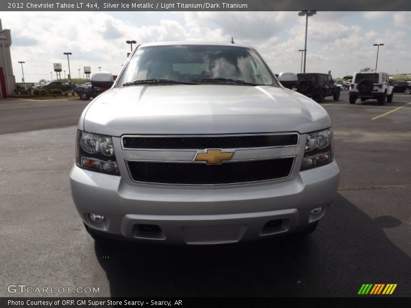 Silver Ice Metallic / Light Titanium/Dark Titanium 2012 Chevrolet Tahoe LT 4x4