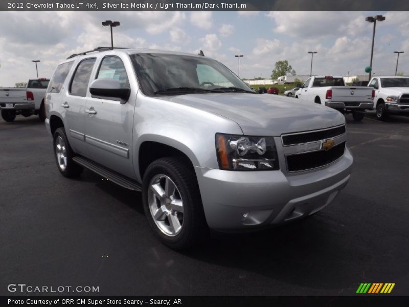 Silver Ice Metallic / Light Titanium/Dark Titanium 2012 Chevrolet Tahoe LT 4x4