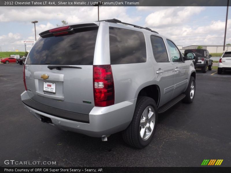 Silver Ice Metallic / Light Titanium/Dark Titanium 2012 Chevrolet Tahoe LT 4x4