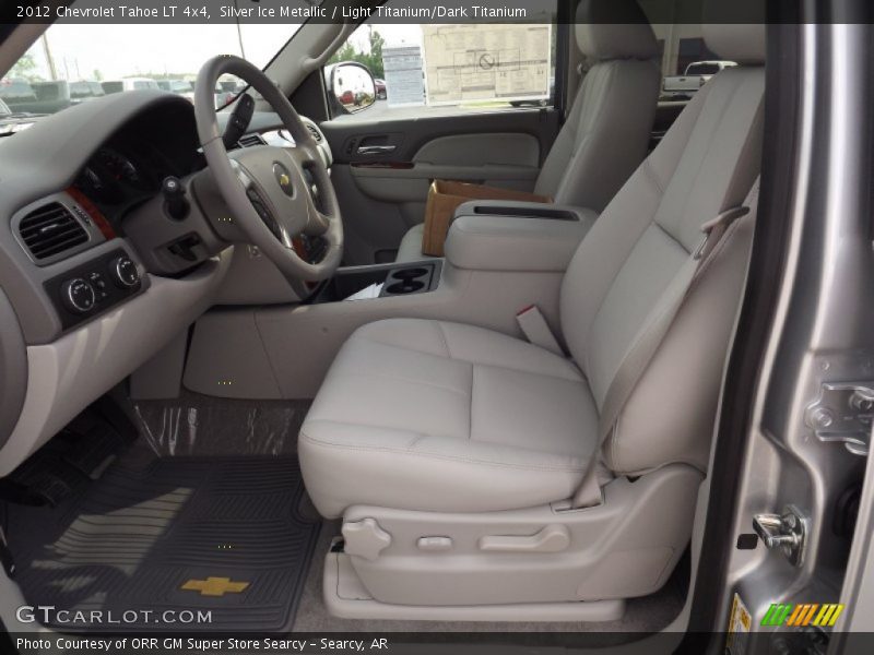 Silver Ice Metallic / Light Titanium/Dark Titanium 2012 Chevrolet Tahoe LT 4x4