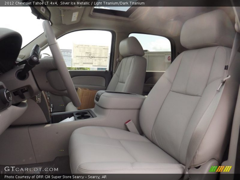 Silver Ice Metallic / Light Titanium/Dark Titanium 2012 Chevrolet Tahoe LT 4x4