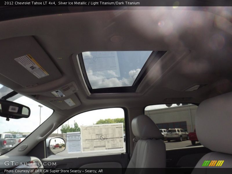 Silver Ice Metallic / Light Titanium/Dark Titanium 2012 Chevrolet Tahoe LT 4x4