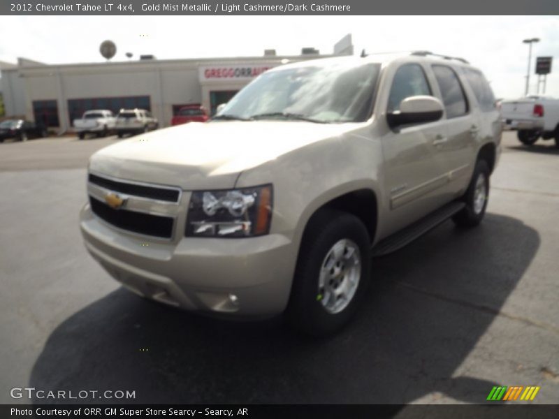 Gold Mist Metallic / Light Cashmere/Dark Cashmere 2012 Chevrolet Tahoe LT 4x4