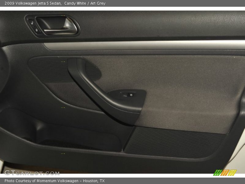 Candy White / Art Grey 2009 Volkswagen Jetta S Sedan