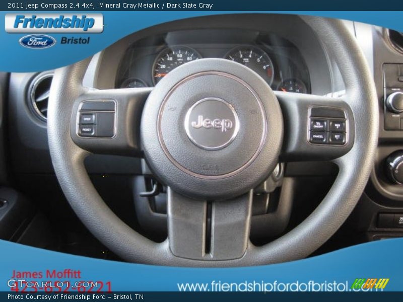 Mineral Gray Metallic / Dark Slate Gray 2011 Jeep Compass 2.4 4x4
