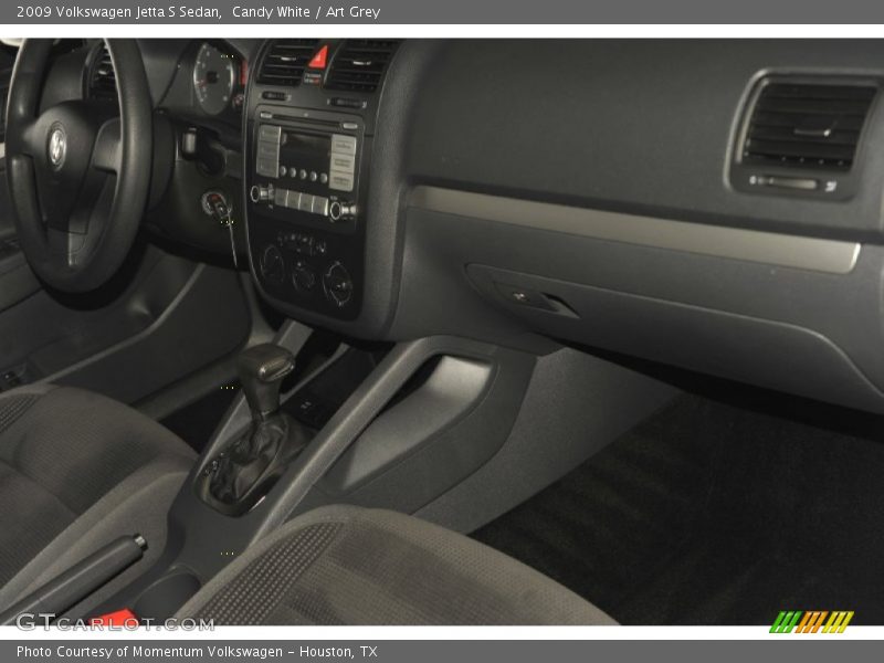 Candy White / Art Grey 2009 Volkswagen Jetta S Sedan