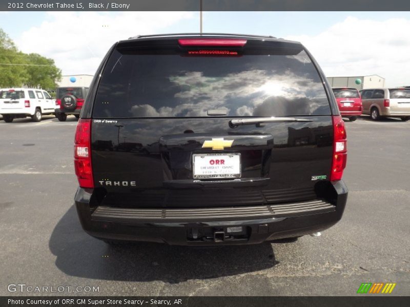 Black / Ebony 2012 Chevrolet Tahoe LS