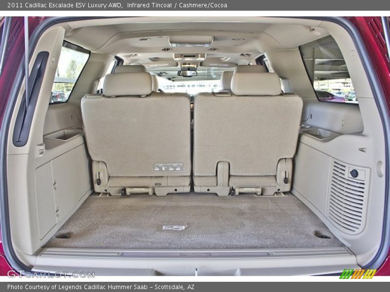 Infrared Tincoat / Cashmere/Cocoa 2011 Cadillac Escalade ESV Luxury AWD