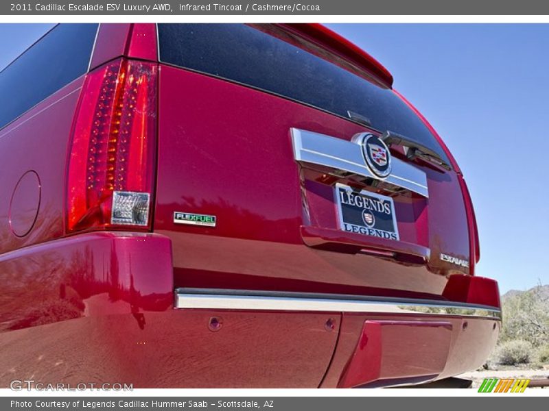 Infrared Tincoat / Cashmere/Cocoa 2011 Cadillac Escalade ESV Luxury AWD