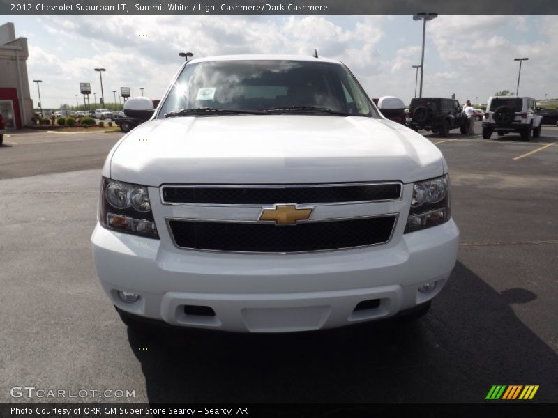 Summit White / Light Cashmere/Dark Cashmere 2012 Chevrolet Suburban LT