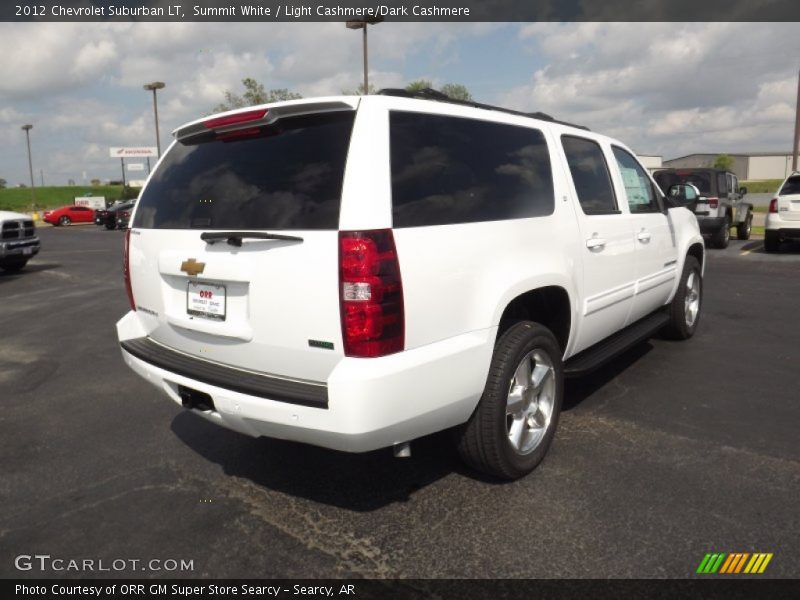 Summit White / Light Cashmere/Dark Cashmere 2012 Chevrolet Suburban LT