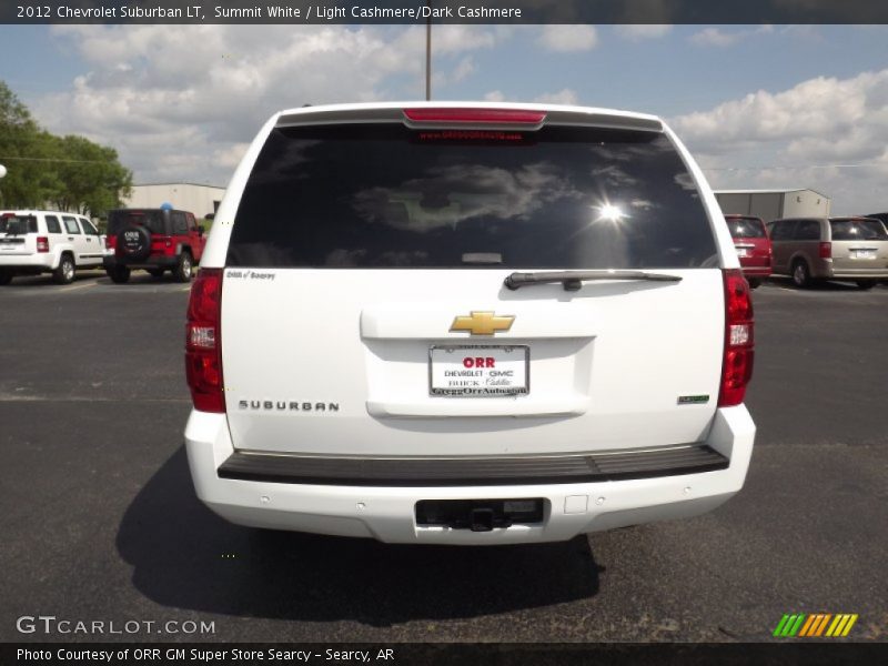 Summit White / Light Cashmere/Dark Cashmere 2012 Chevrolet Suburban LT
