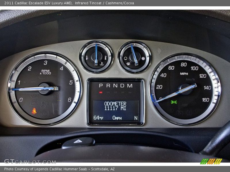  2011 Escalade ESV Luxury AWD ESV Luxury AWD Gauges