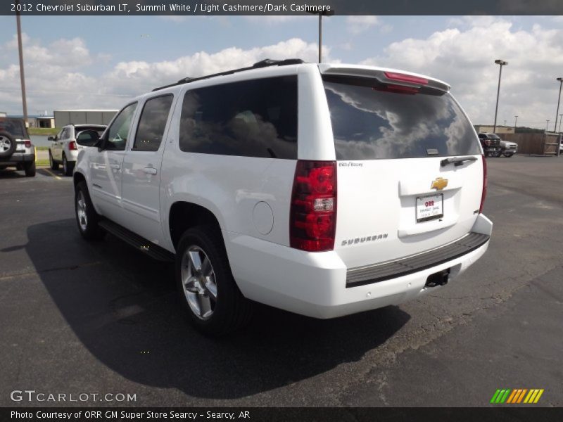 Summit White / Light Cashmere/Dark Cashmere 2012 Chevrolet Suburban LT