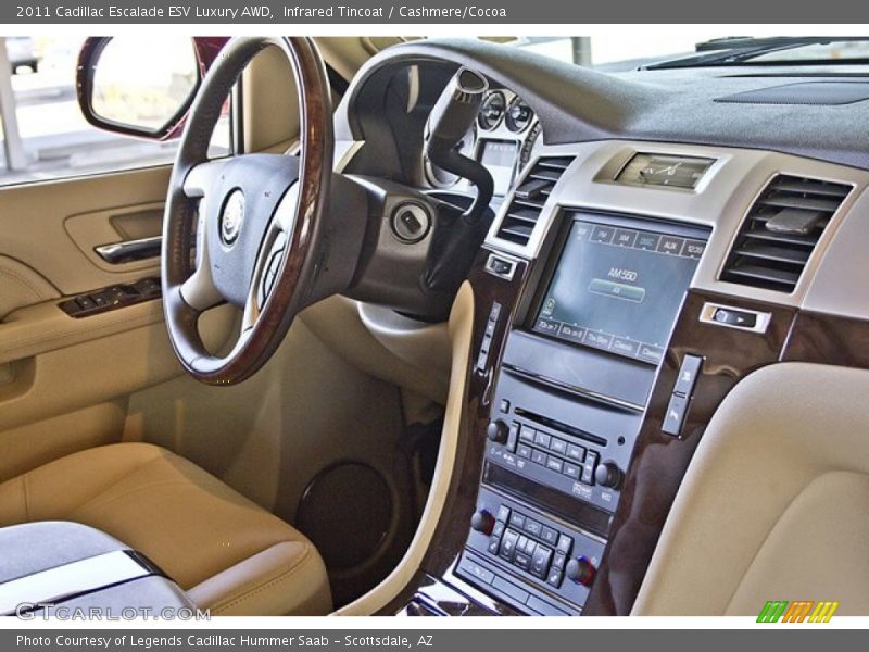 Infrared Tincoat / Cashmere/Cocoa 2011 Cadillac Escalade ESV Luxury AWD