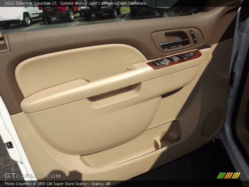Summit White / Light Cashmere/Dark Cashmere 2012 Chevrolet Suburban LT