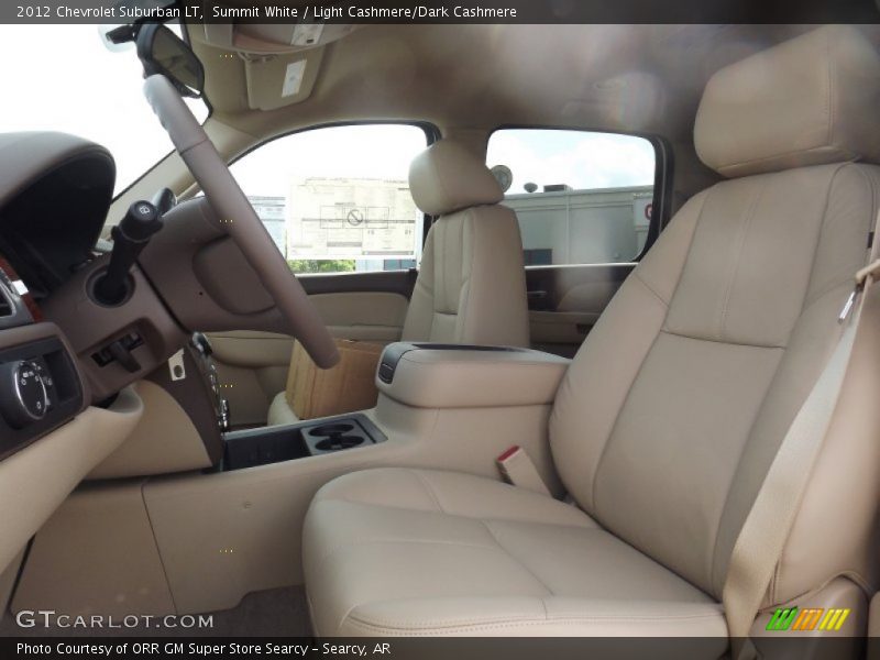 Summit White / Light Cashmere/Dark Cashmere 2012 Chevrolet Suburban LT