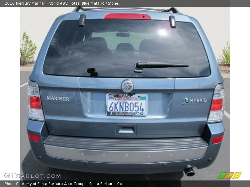 Steel Blue Metallic / Stone 2010 Mercury Mariner Hybrid 4WD