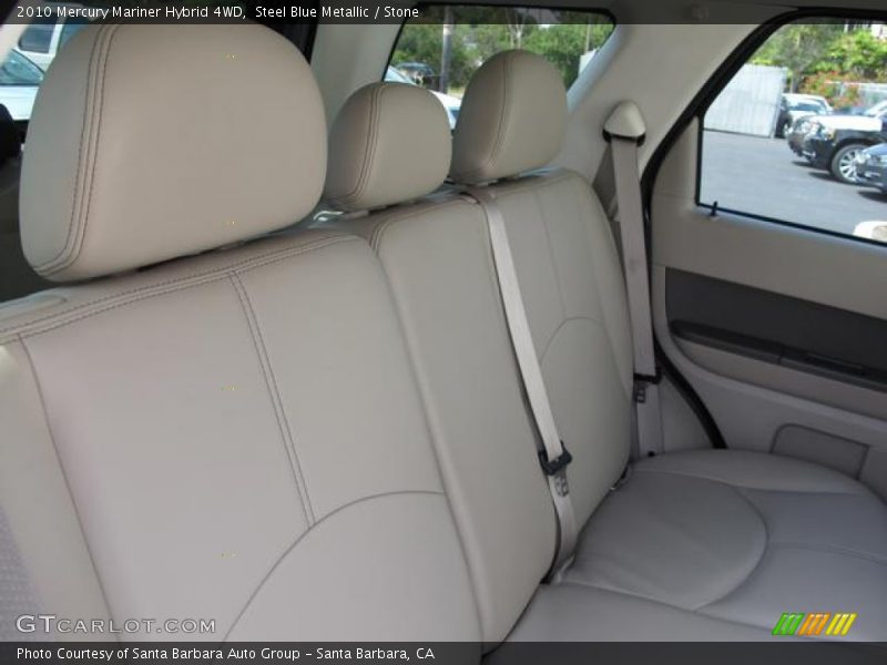 Steel Blue Metallic / Stone 2010 Mercury Mariner Hybrid 4WD