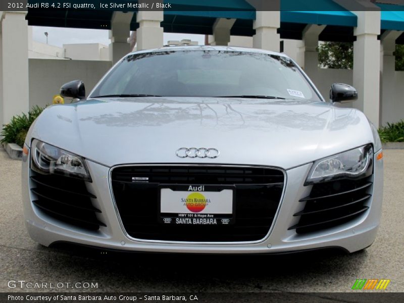 Ice Silver Metallic / Black 2012 Audi R8 4.2 FSI quattro