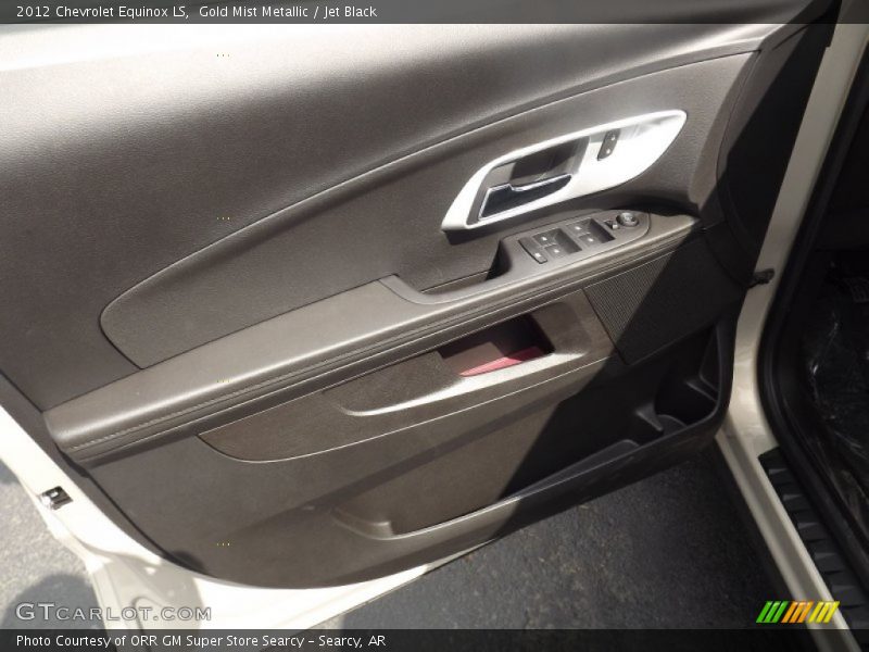 Gold Mist Metallic / Jet Black 2012 Chevrolet Equinox LS