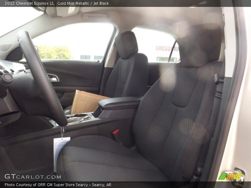 Gold Mist Metallic / Jet Black 2012 Chevrolet Equinox LS