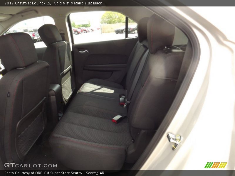 Gold Mist Metallic / Jet Black 2012 Chevrolet Equinox LS