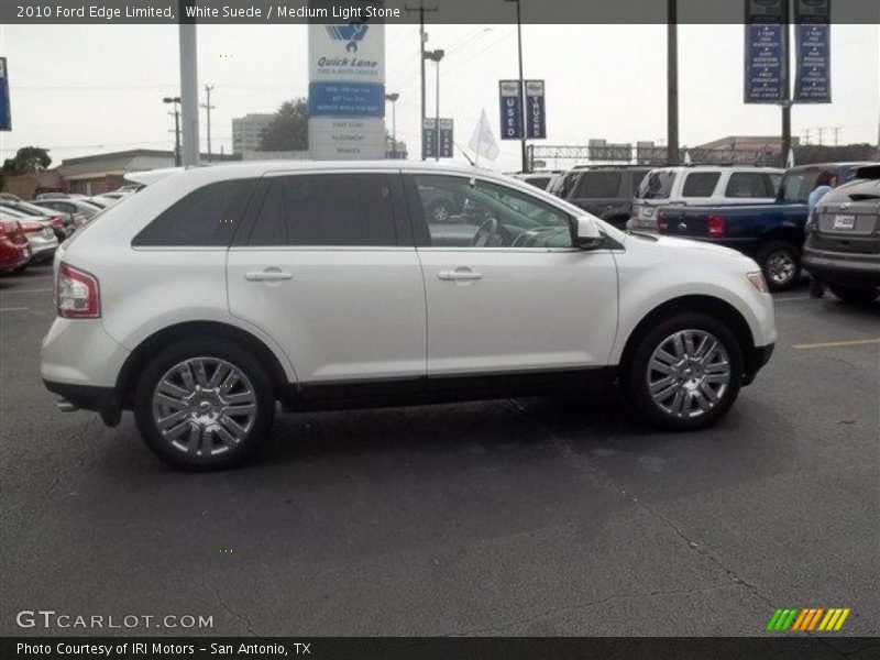 White Suede / Medium Light Stone 2010 Ford Edge Limited