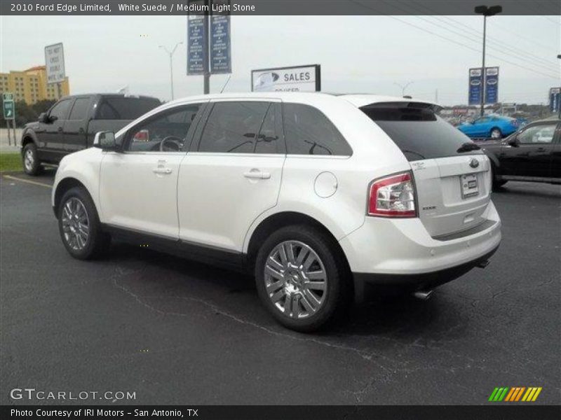 White Suede / Medium Light Stone 2010 Ford Edge Limited