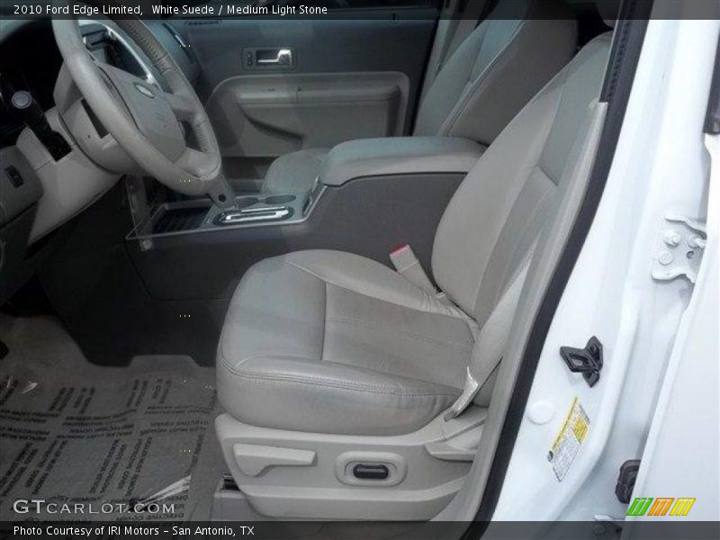 White Suede / Medium Light Stone 2010 Ford Edge Limited