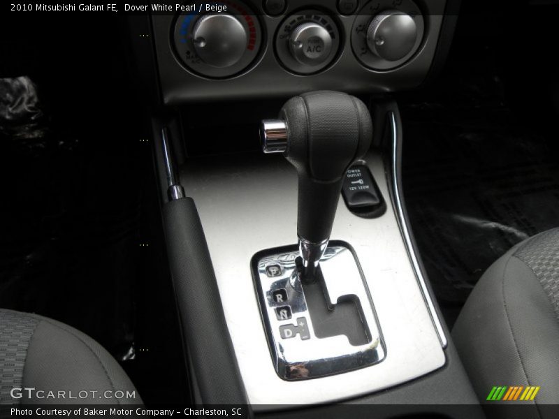 Dover White Pearl / Beige 2010 Mitsubishi Galant FE