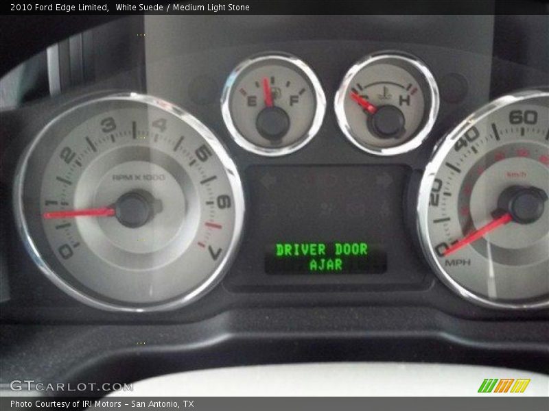 White Suede / Medium Light Stone 2010 Ford Edge Limited