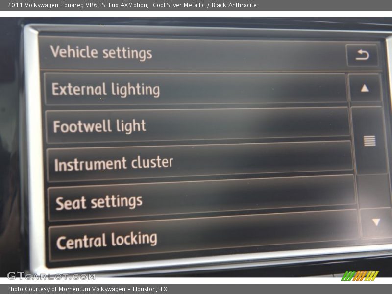 Cool Silver Metallic / Black Anthracite 2011 Volkswagen Touareg VR6 FSI Lux 4XMotion