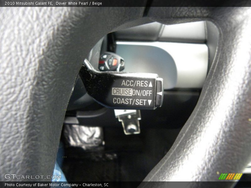 Dover White Pearl / Beige 2010 Mitsubishi Galant FE