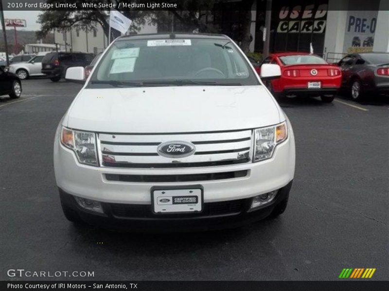 White Suede / Medium Light Stone 2010 Ford Edge Limited