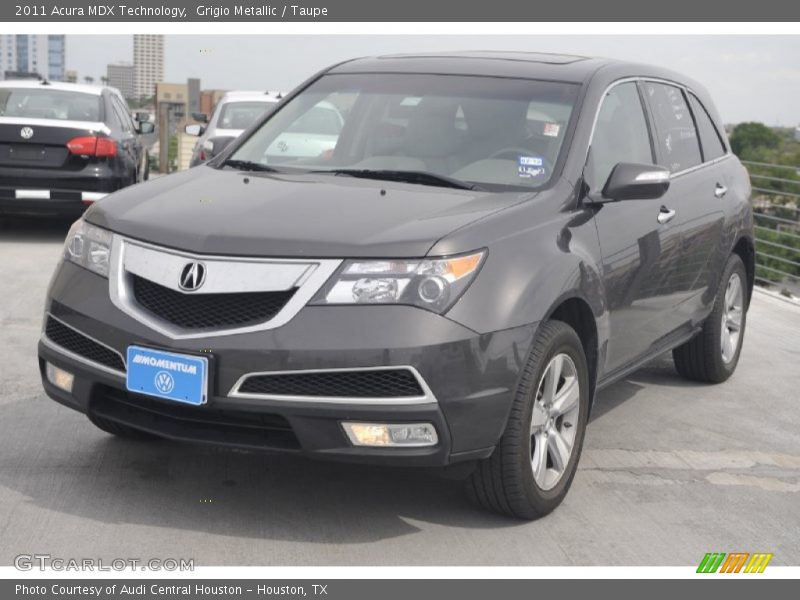 Grigio Metallic / Taupe 2011 Acura MDX Technology