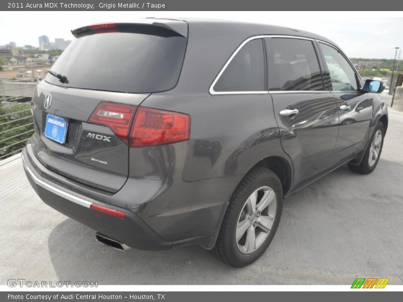 Grigio Metallic / Taupe 2011 Acura MDX Technology