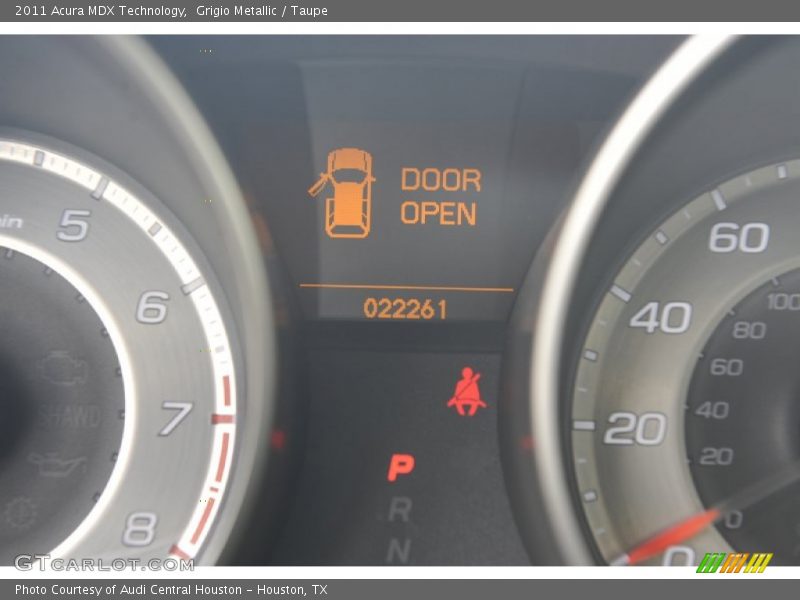 Grigio Metallic / Taupe 2011 Acura MDX Technology