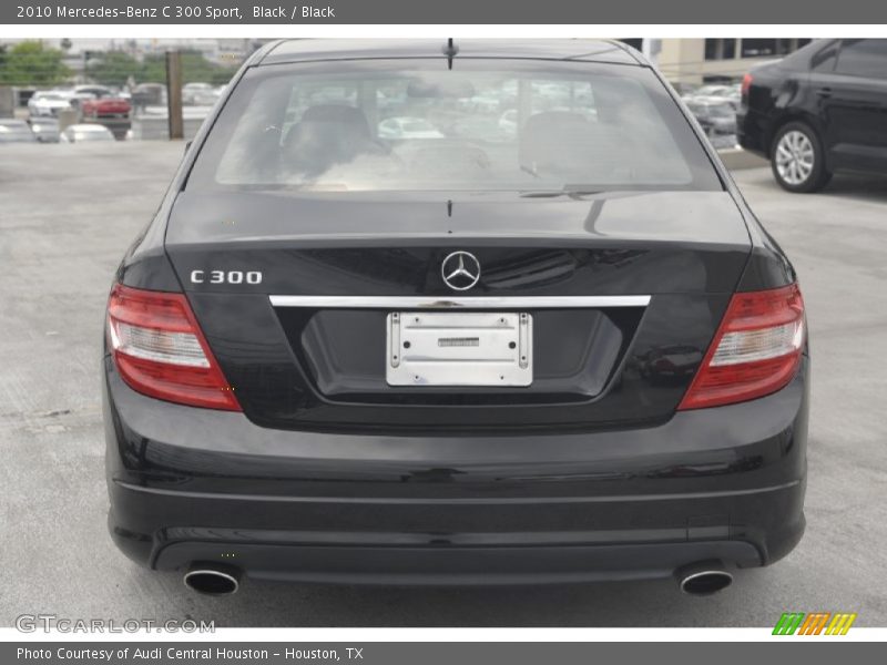 Black / Black 2010 Mercedes-Benz C 300 Sport