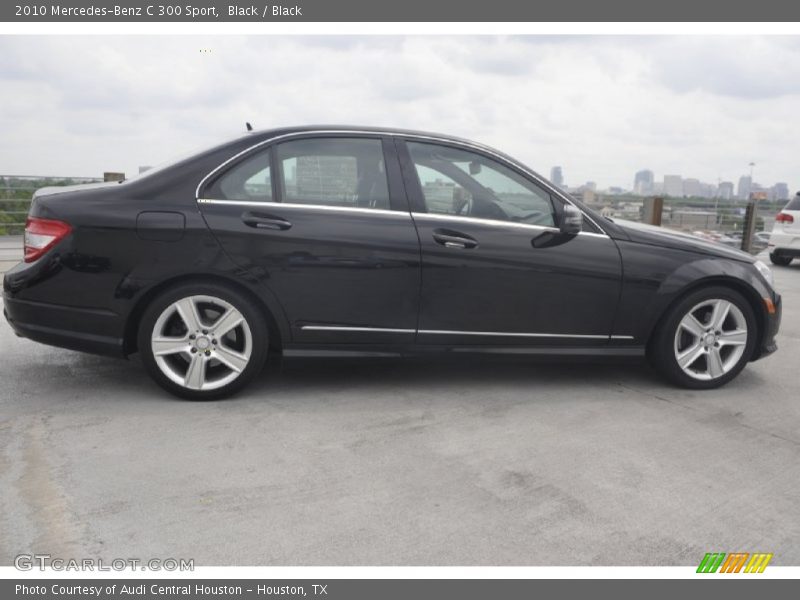 Black / Black 2010 Mercedes-Benz C 300 Sport