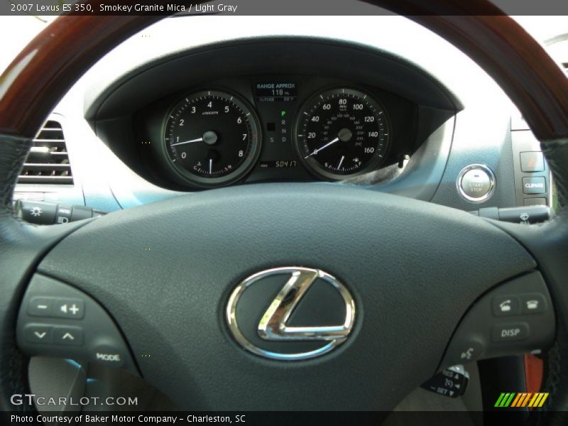 Smokey Granite Mica / Light Gray 2007 Lexus ES 350