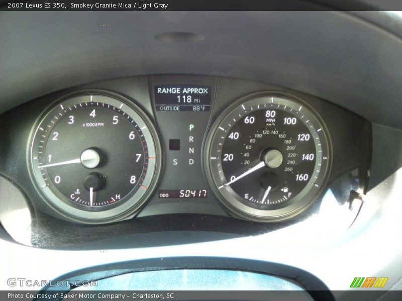 Smokey Granite Mica / Light Gray 2007 Lexus ES 350