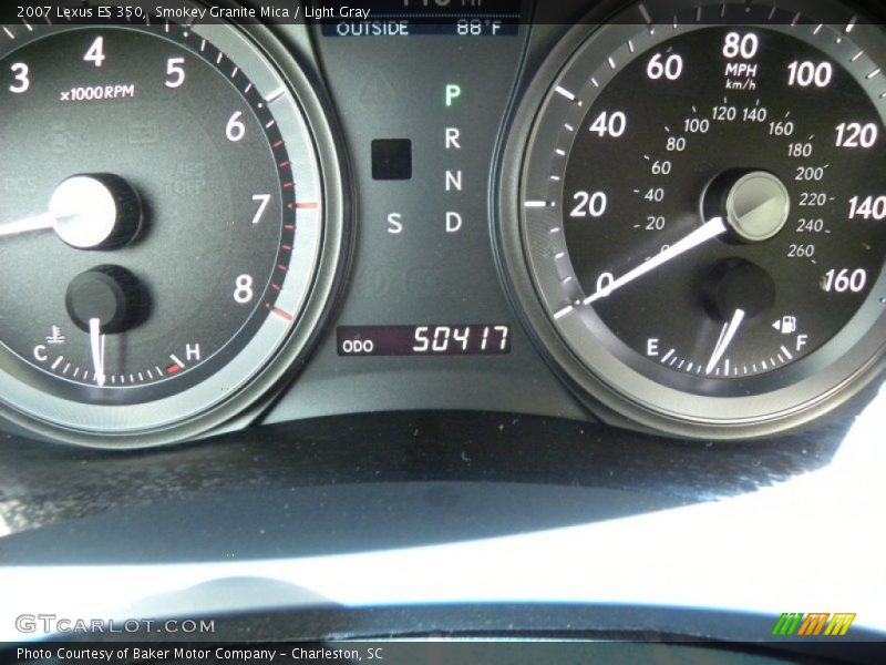 Smokey Granite Mica / Light Gray 2007 Lexus ES 350